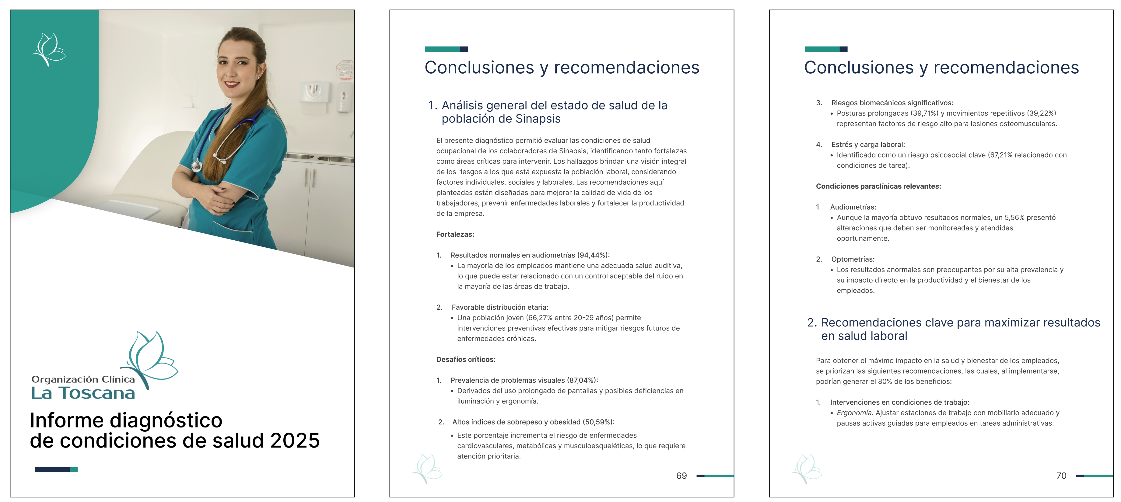informe diagnostico de condiciones de salud del sistema integral de salud ocupacional